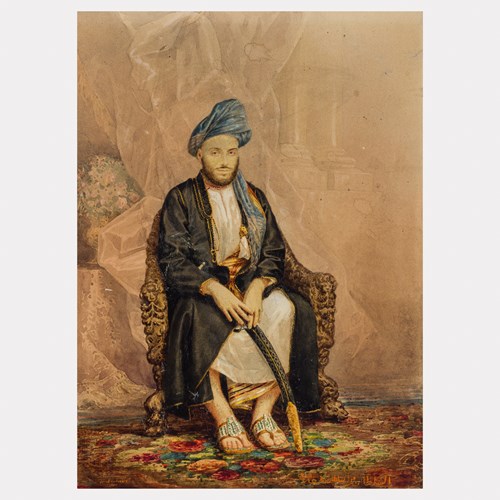 Portrait of Sayyid Majid bin Saïd al-Busaidi, first Sultan of Zanzibar